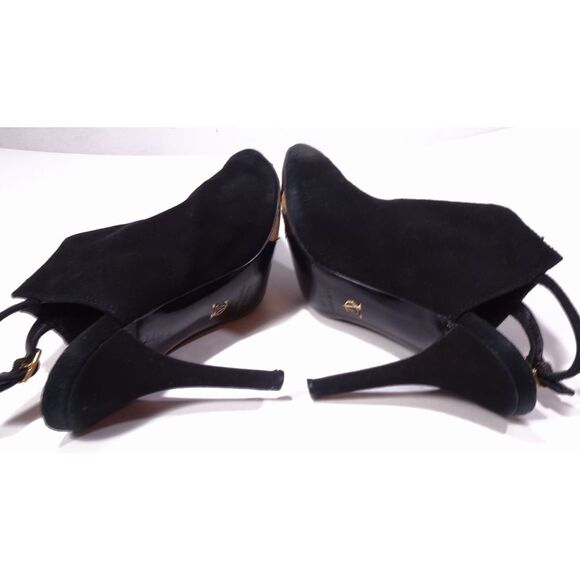 Vince Camuto Signature Amalfi Ankle Strap Booties Boots Sz 7.5 black - Picture 7 of 13